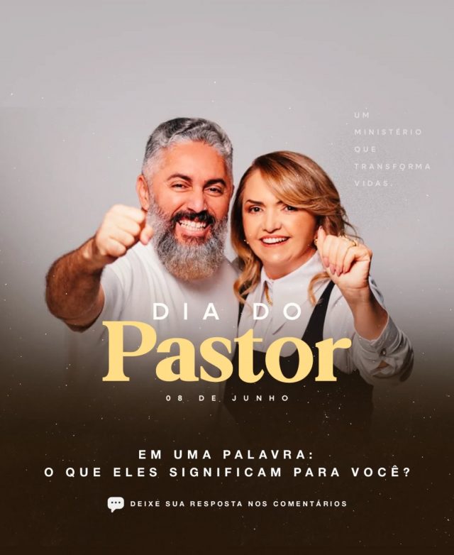 Hoje celebramos a vida e o chamado dos nossos pastores, Pr. Marcos Vieira e Pra. Anoalda Vieira, líderes que têm nos guiado com amor, fé e sabedoria.

🫶 Em uma palavra: o que eles significam pra você?
Deixe nos comentários sua homenagem e vamos juntos expressar nossa gratidão!

#DiaDoPastor #Gratidão #PastoresQueInspiram #IgrejaNovaAliançaDF #PrMarcosVieira #PraAnoaldaVieira