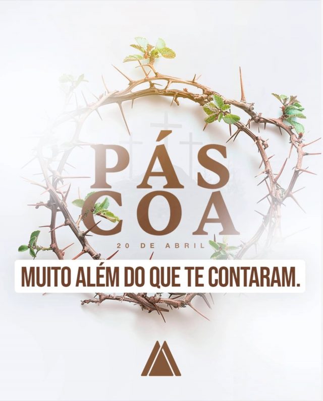 Você já parou pra pensar no verdadeiro significado da Páscoa?

Ela vai muito além dos chocolates, dos almoços em família e dos símbolos que se popularizaram com o tempo.

A Páscoa é sobre um ato de amor radical.
Sobre alguém que escolheu sofrer para que você tivesse vida.
É sobre redenção, sacrifício, e um recomeço possível para todos — inclusive para você.

Cada slide desse carrossel foi pensado para te lembrar disso:
Jesus não morreu por uma religião. Ele morreu por pessoas.

E ao terceiro dia… Ele venceu a morte.

Neste domingo, você é nosso convidado para reviver essa história de forma especial no Auto de Páscoa em nossa igreja.

Prepare-se para sentir, refletir e recomeçar.

---

Auto de Páscoa
🗓 Hoje 🕢 18h31
📍 Igreja Nova Aliança 

Compartilhe com alguém que precisa de uma nova chance.